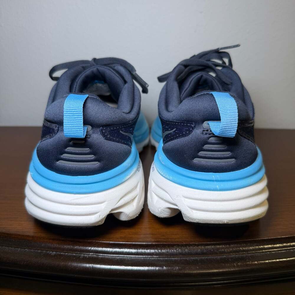 HOKA Bondi 8 Men's Running Shoes - Outer Space/All Aboard Men’s US 8D - Picture 4 of 11